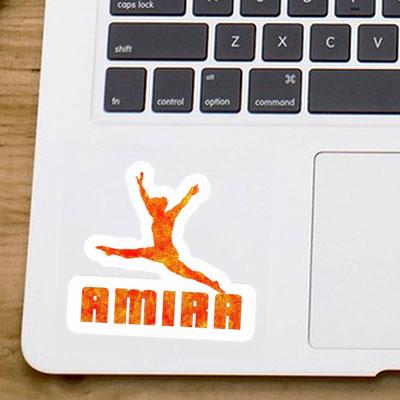 Amira Sticker Gymnastin Laptop Image