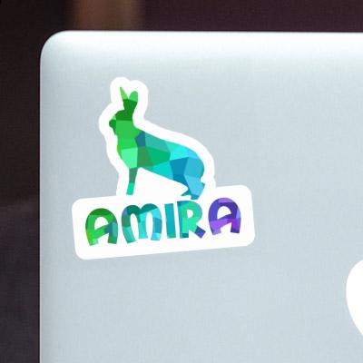 Kaninchen Sticker Amira Laptop Image