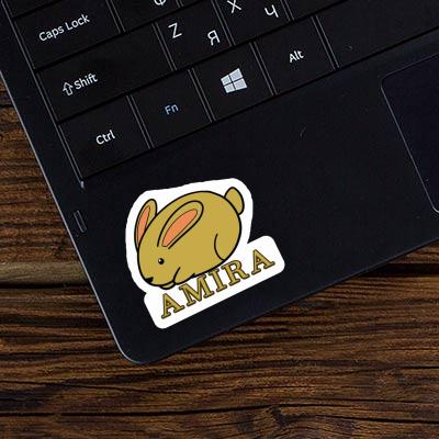 Rabbit Sticker Amira Laptop Image