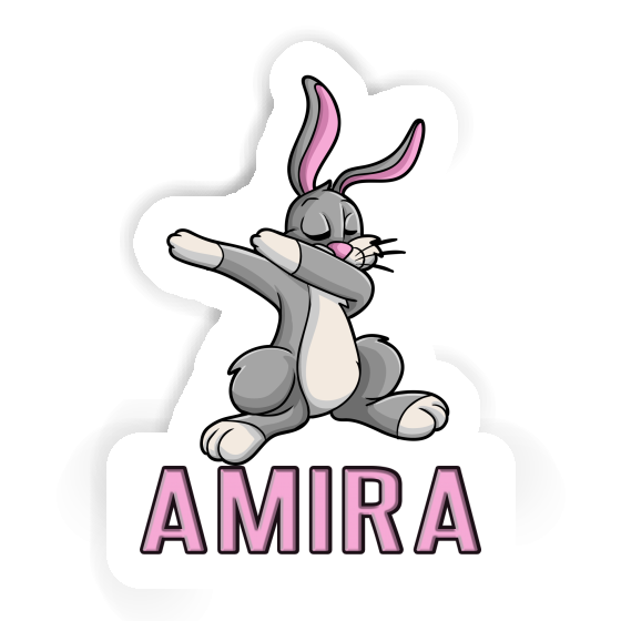 Amira Autocollant Lapin Notebook Image