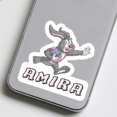 Rugby rabbit Sticker Amira Image