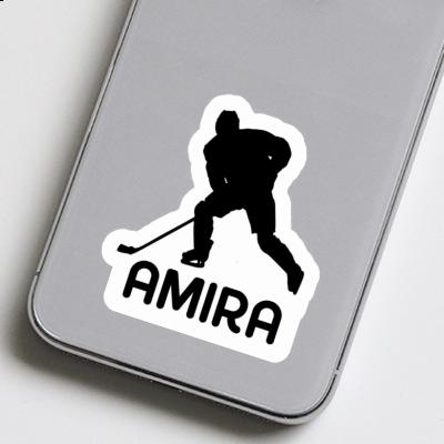 Autocollant Joueur de hockey Amira Laptop Image