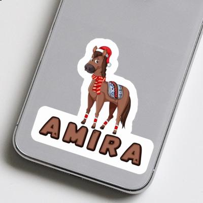 Amira Sticker Christmas Horse Image