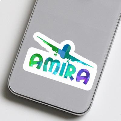 Sticker Airplane Amira Laptop Image