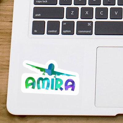 Sticker Airplane Amira Notebook Image