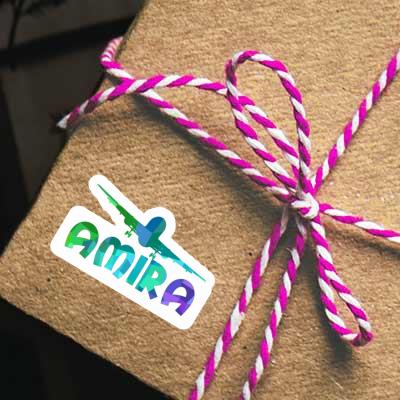 Sticker Airplane Amira Gift package Image