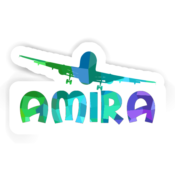 Sticker Airplane Amira Image