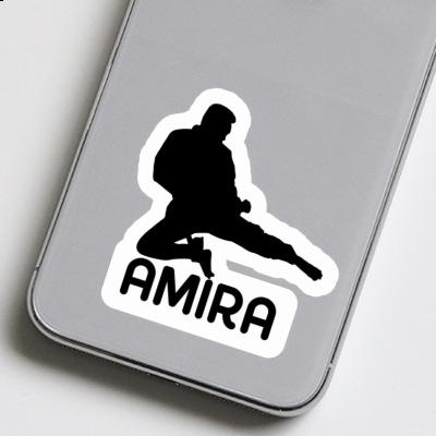 Sticker Karateka Amira Laptop Image