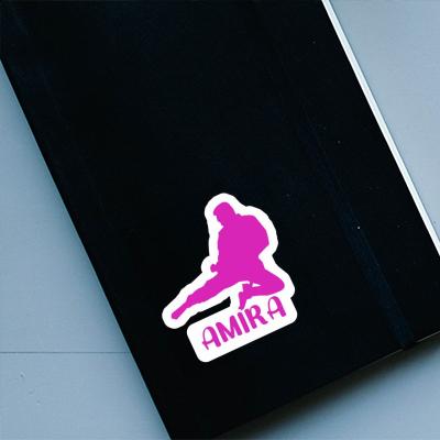 Sticker Amira Karateka Laptop Image