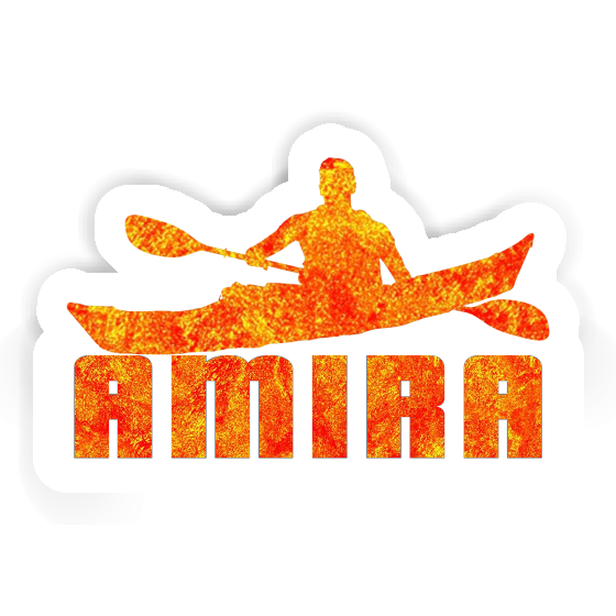 Sticker Kayaker Amira Notebook Image