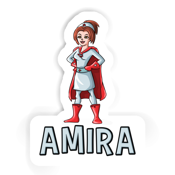 Sticker Amira Nurse Laptop Image