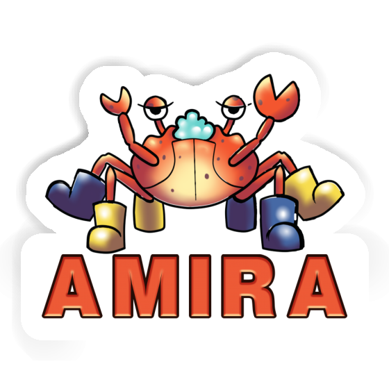 Amira Sticker Crab Laptop Image