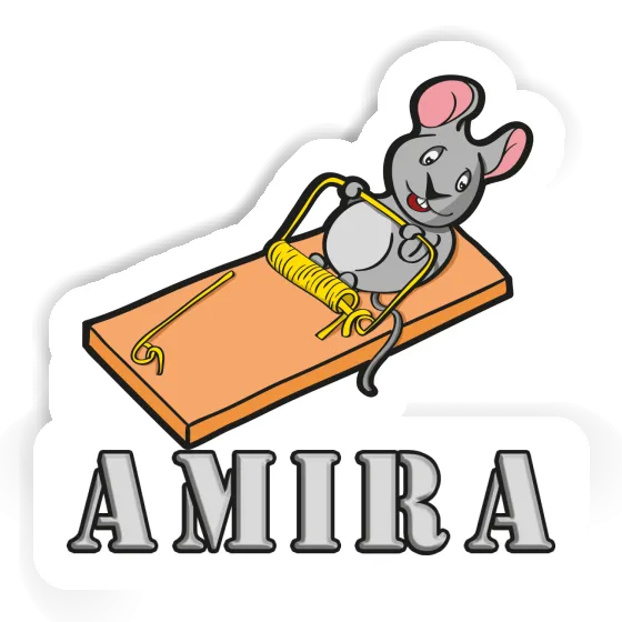 Amira Sticker Fitness Mouse Notebook Image