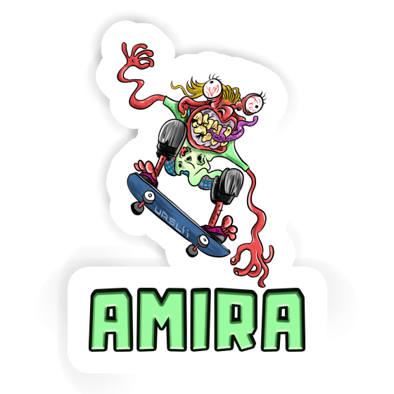 Sticker Amira Skateboarder Notebook Image