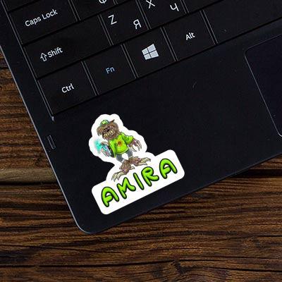 Sticker Amira Monster Notebook Image