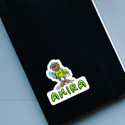 Sticker Amira Monster Gift package Image