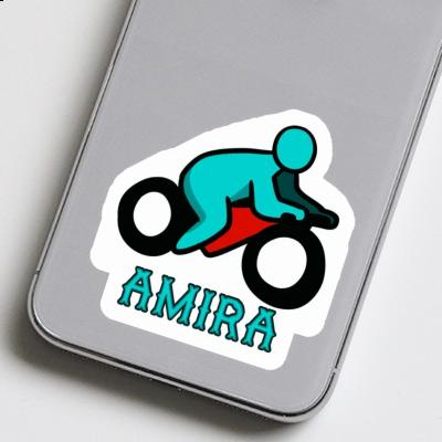 Aufkleber Amira Motorradfahrer Image