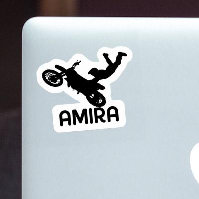 Aufkleber Motocross-Fahrer Amira Notebook Image