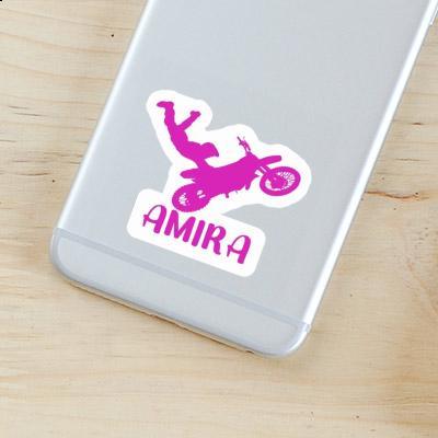 Sticker Motocross Rider Amira Laptop Image