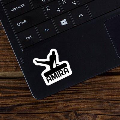 Amira Sticker Gymnast Laptop Image