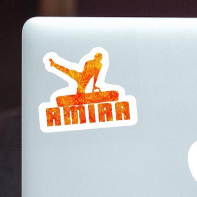 Amira Sticker Gymnast Laptop Image