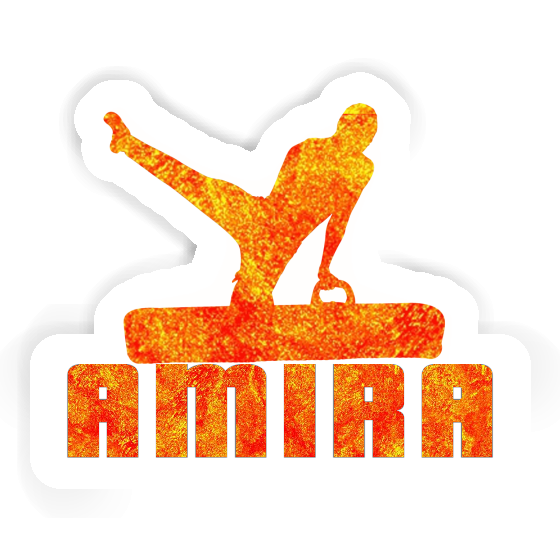 Amira Sticker Gymnast Laptop Image