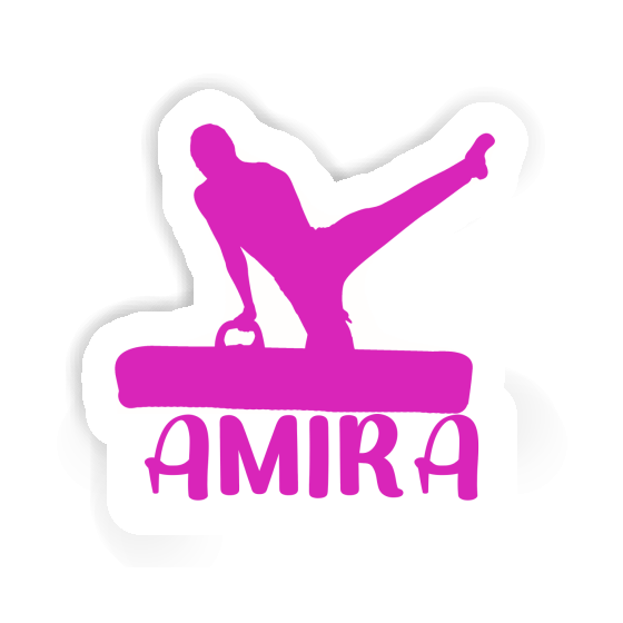 Amira Sticker Gymnast Notebook Image