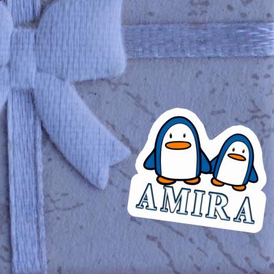 Sticker Penguin Amira Gift package Image