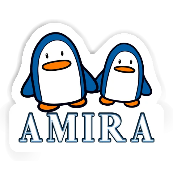 Sticker Penguin Amira Laptop Image