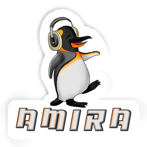 Amira Sticker Penguin Laptop Image