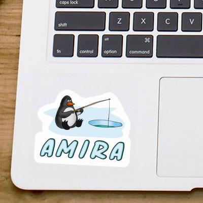 Amira Sticker Fishing Penguin Gift package Image