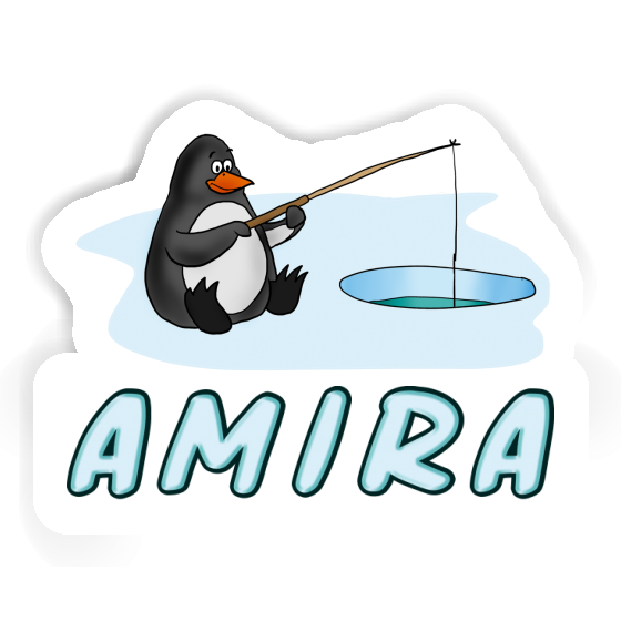 Amira Sticker Fishing Penguin Gift package Image