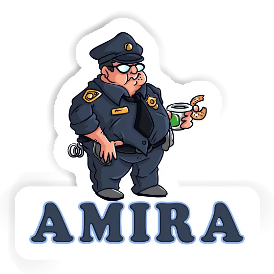 Sticker Police Officer Amira Gift package Image