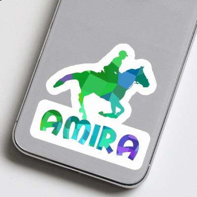 Amira Autocollant Cavalière Image