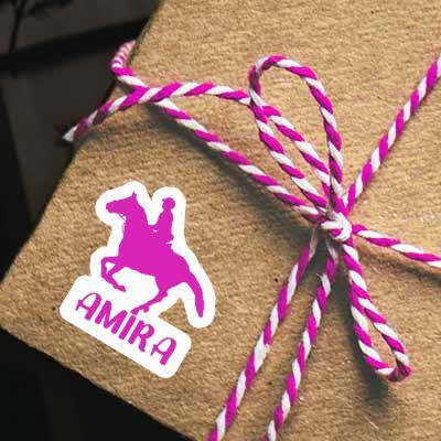 Sticker Horse Rider Amira Notebook Image