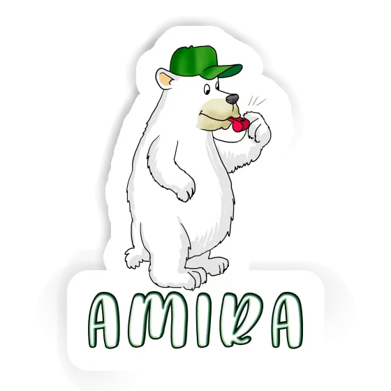 Bear Sticker Amira Laptop Image