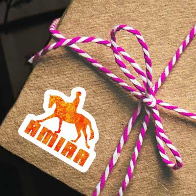 Horse Rider Sticker Amira Notebook Image