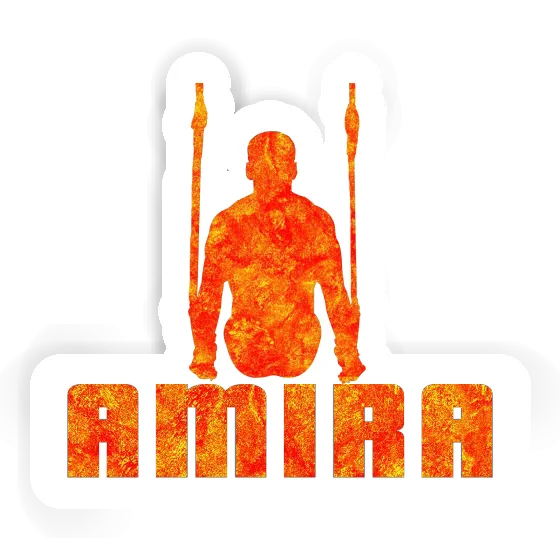 Sticker Amira Ring gymnast Notebook Image