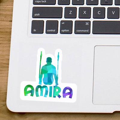 Ring gymnast Sticker Amira Laptop Image