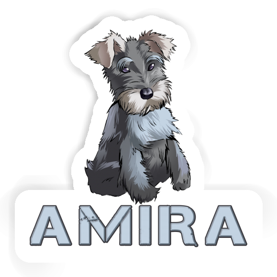 Sticker Amira Schnauzer Gift package Image