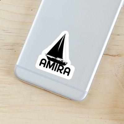 Amira Sticker Segelboot Laptop Image