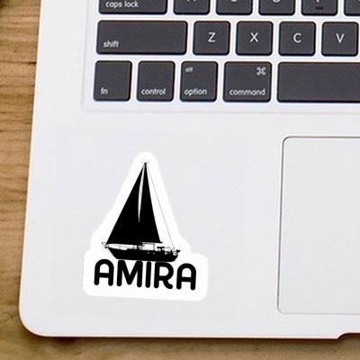 Sticker Amira Sailboat Gift package Image