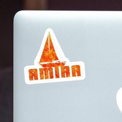 Sticker Amira Segelboot Laptop Image