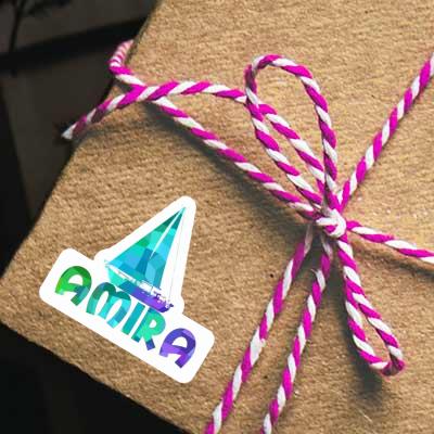 Sticker Sailboat Amira Notebook Image