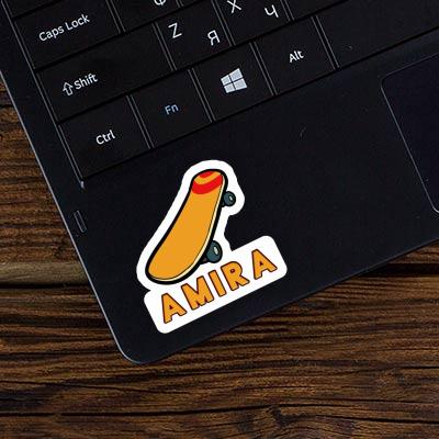 Aufkleber Skateboard Amira Laptop Image