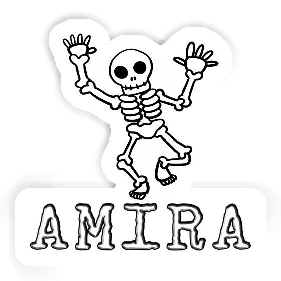 Sticker Amira Skull Notebook Image