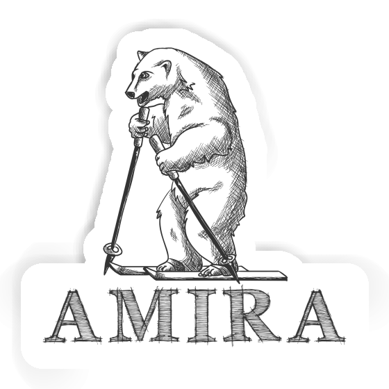 Sticker Amira Skier Notebook Image