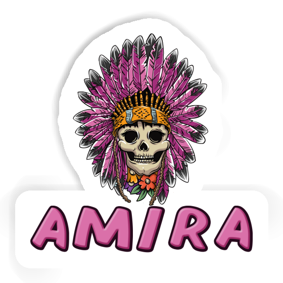 Amira Sticker Womens Skull Image