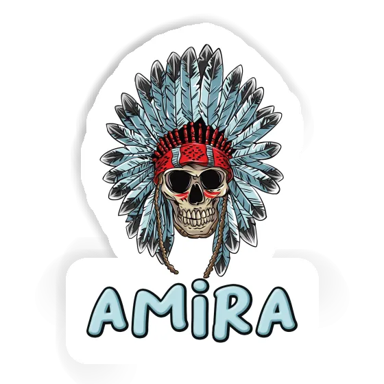 Amira Sticker Skull Laptop Image