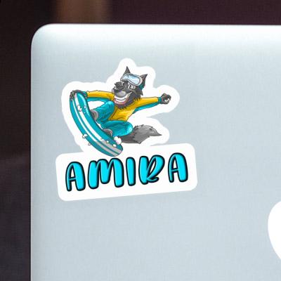 Boarder Sticker Amira Laptop Image